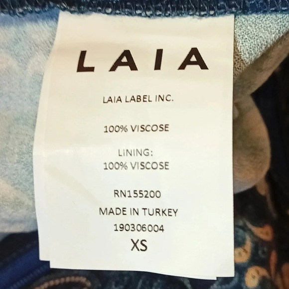 Anthropologie -Laia Norma jump suit wide leg floral v-neck back zipper size XS - Picture 11 of 11